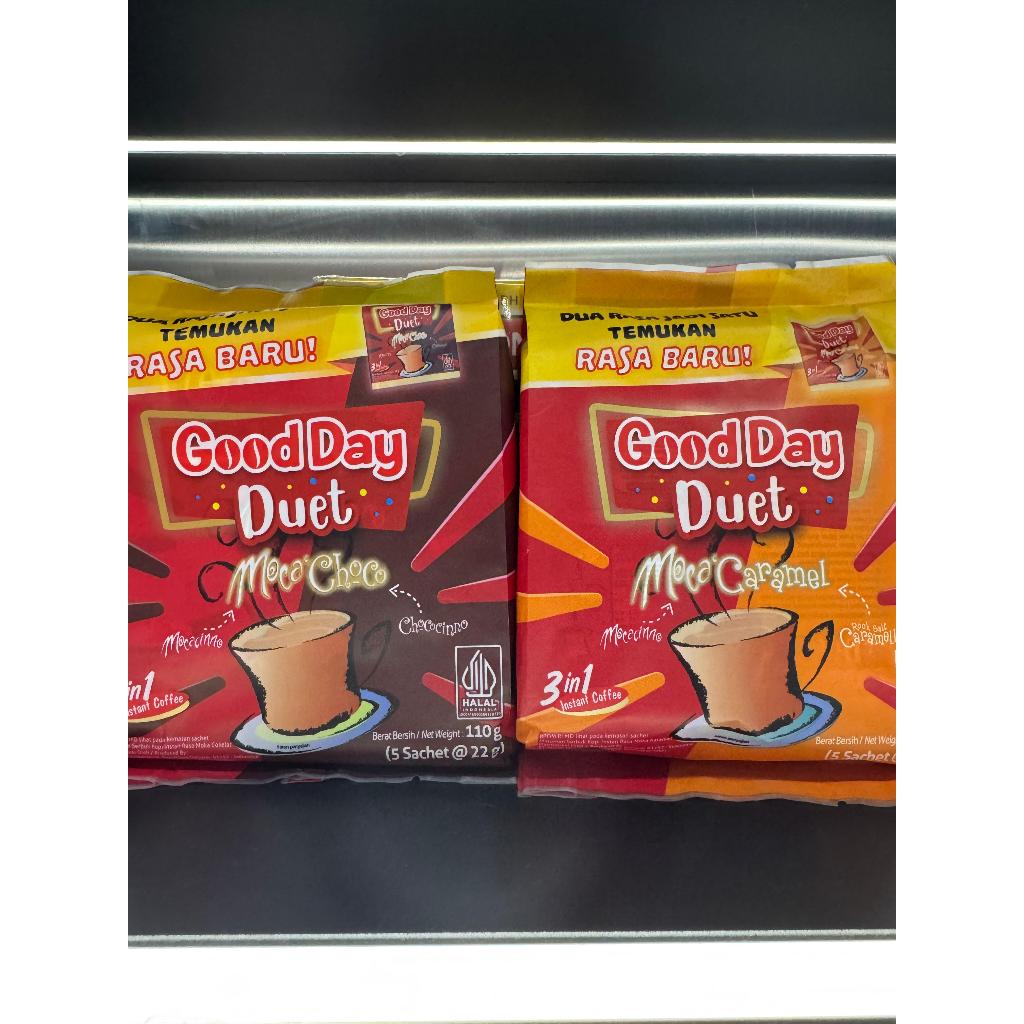 

Good Day Duet Variant MOCA CHOCO/MOCA CARAMEL Isi 5 Sachet