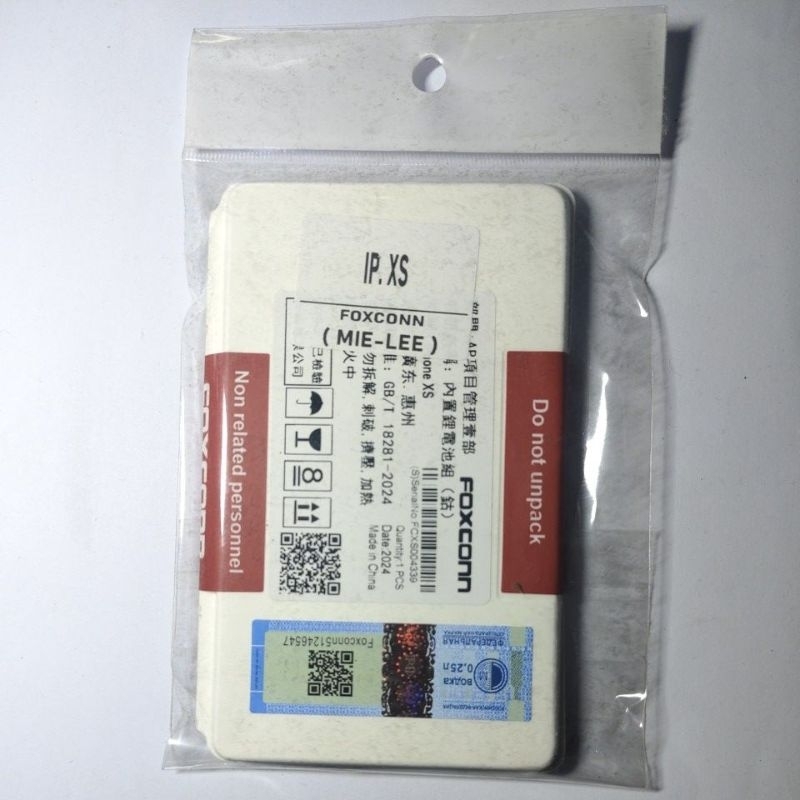 Baterai Iphone XS Foxconn