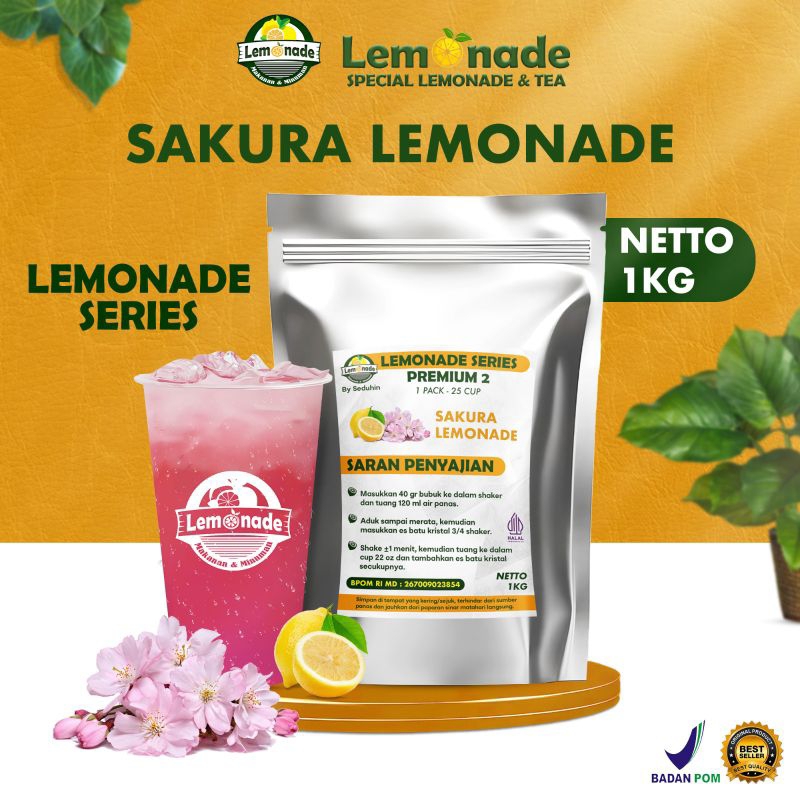 

Sakura Lemonade 1KG / Bubuk Minum Premium