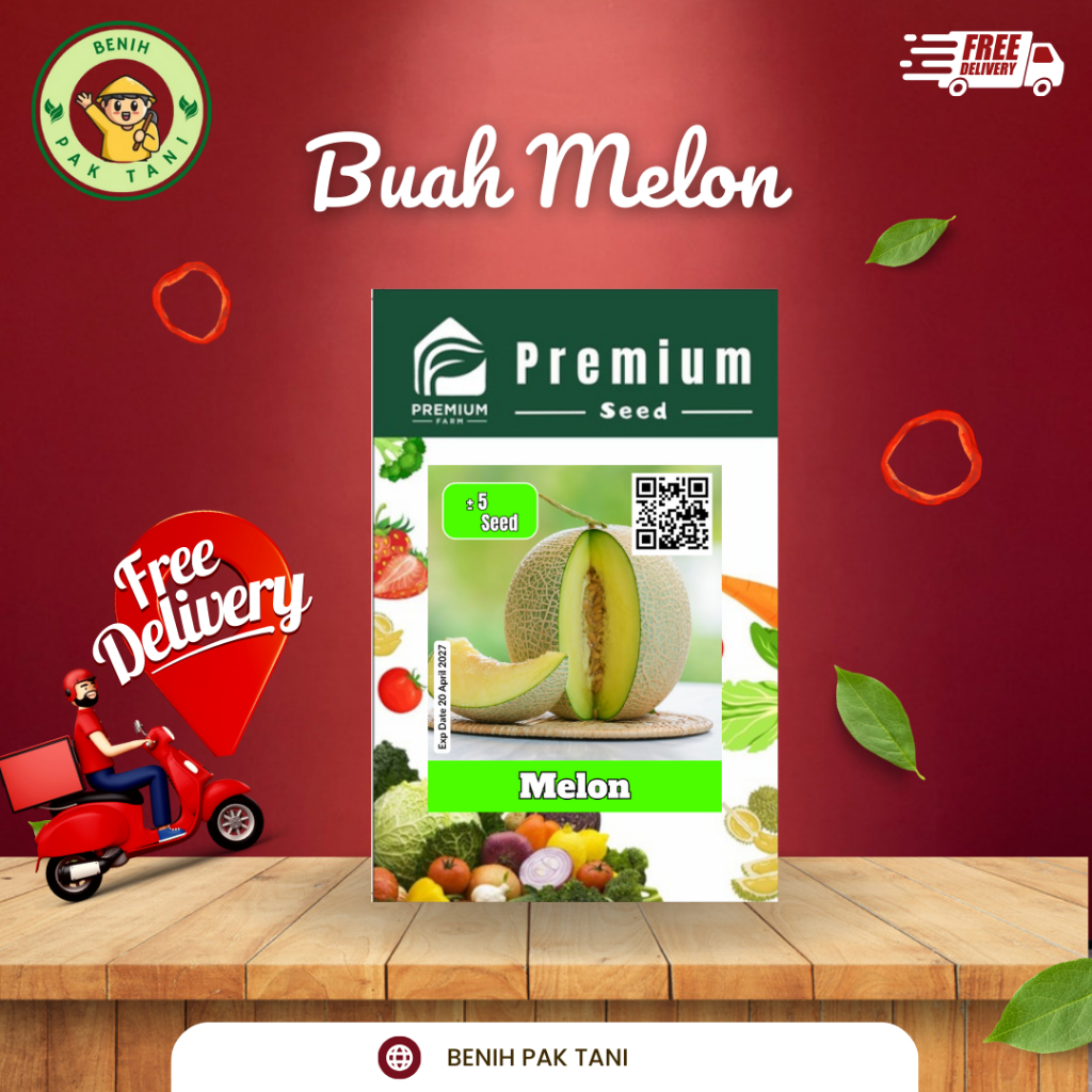 Benih MELON PREMIUM SEED Melon Unggul Hibrida