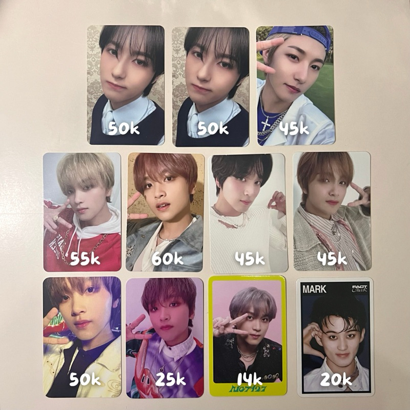 (ready stock) Photocard NCT Official Haechan Renjun Mark we go up hot sauce hello future pob selca y