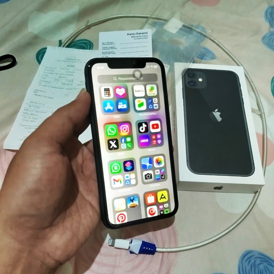 iphone 11 black 128gb ex digimap