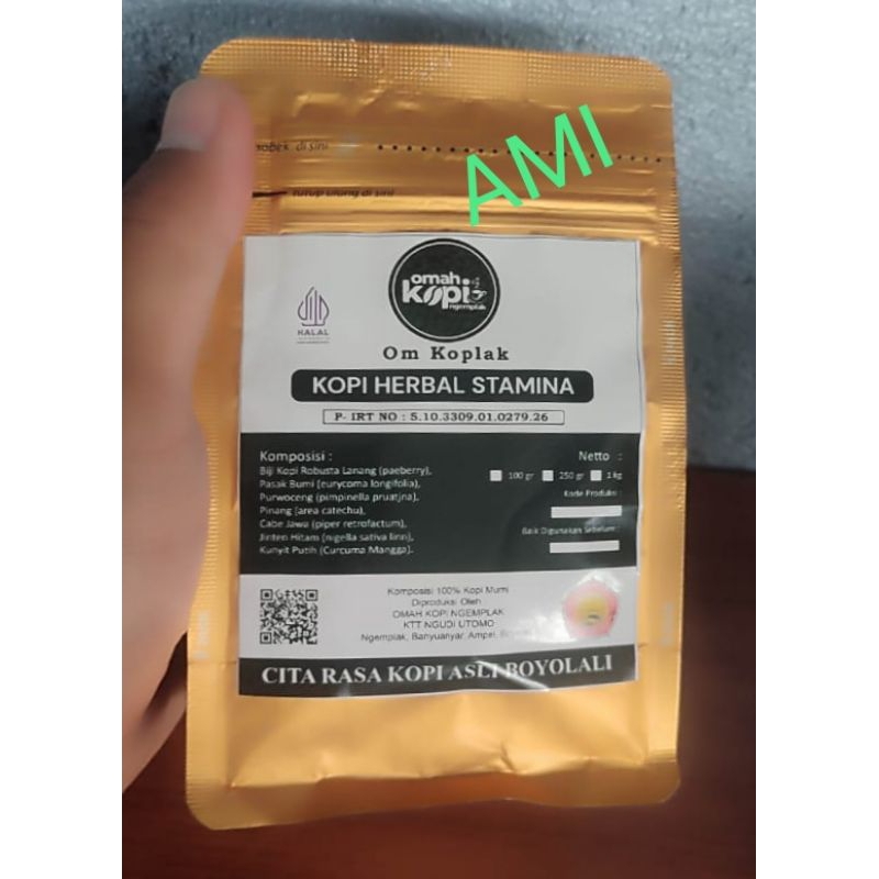 

Kopi Lanang kopi kuat kopi perkasa Merbabu Original Berijin Resmi premium Grade 100 gr