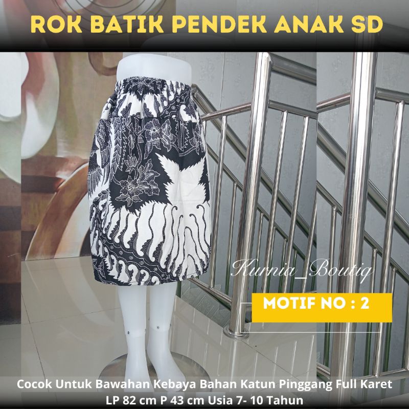 Rok Batik Anak SD