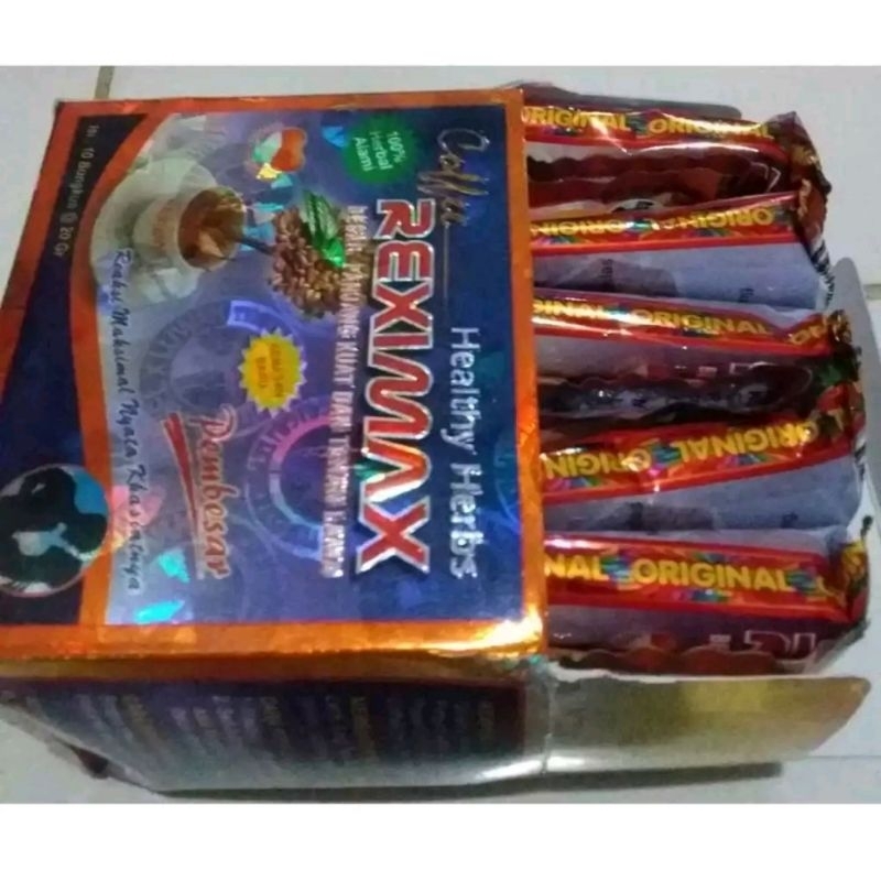 

Kopi Reximax original isi 10 sachet super stamina