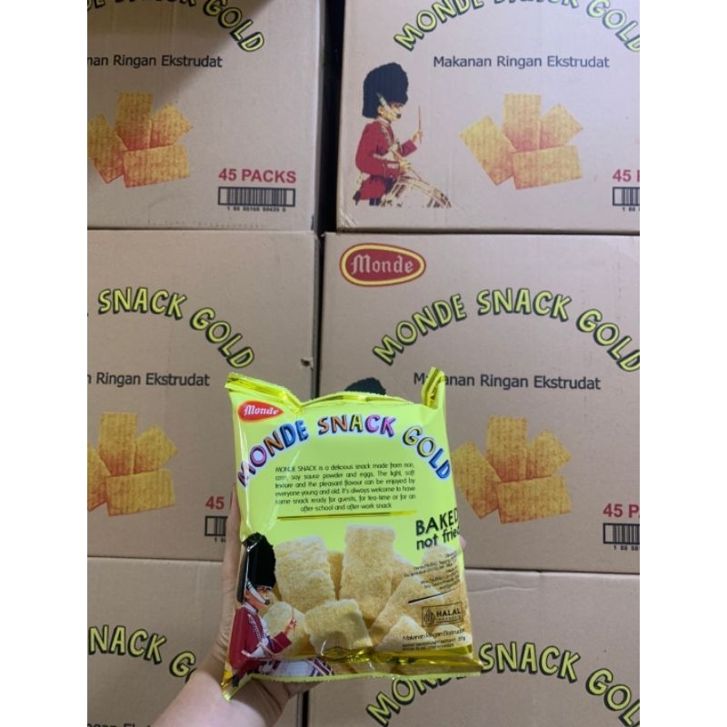 

Monde Snack Gold kemasan 27 gram