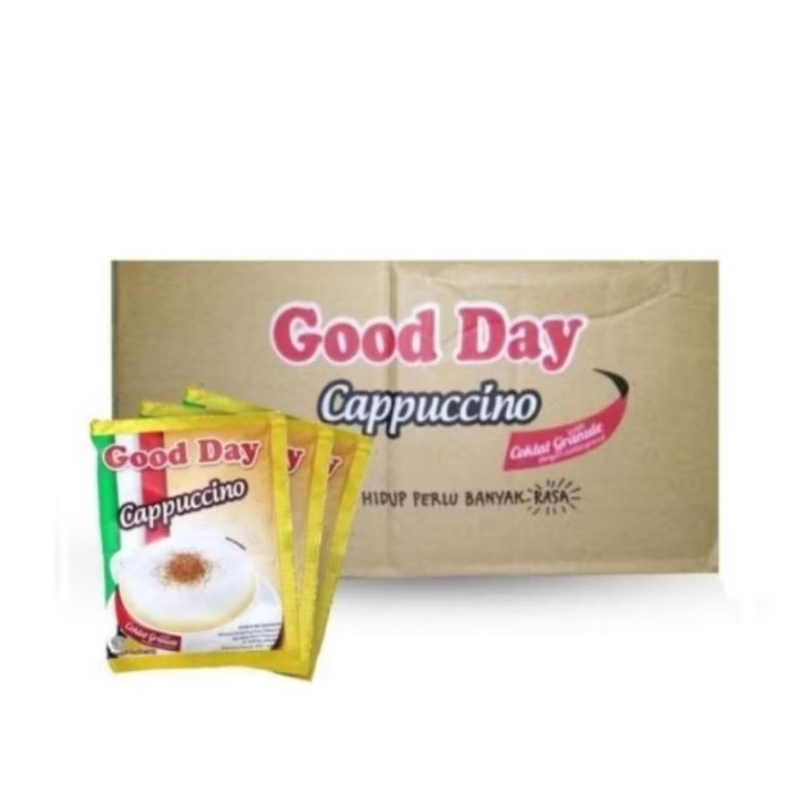 Good Day Cappuccino 1Dus isi 120 Pcs @25gr Kopi Instan