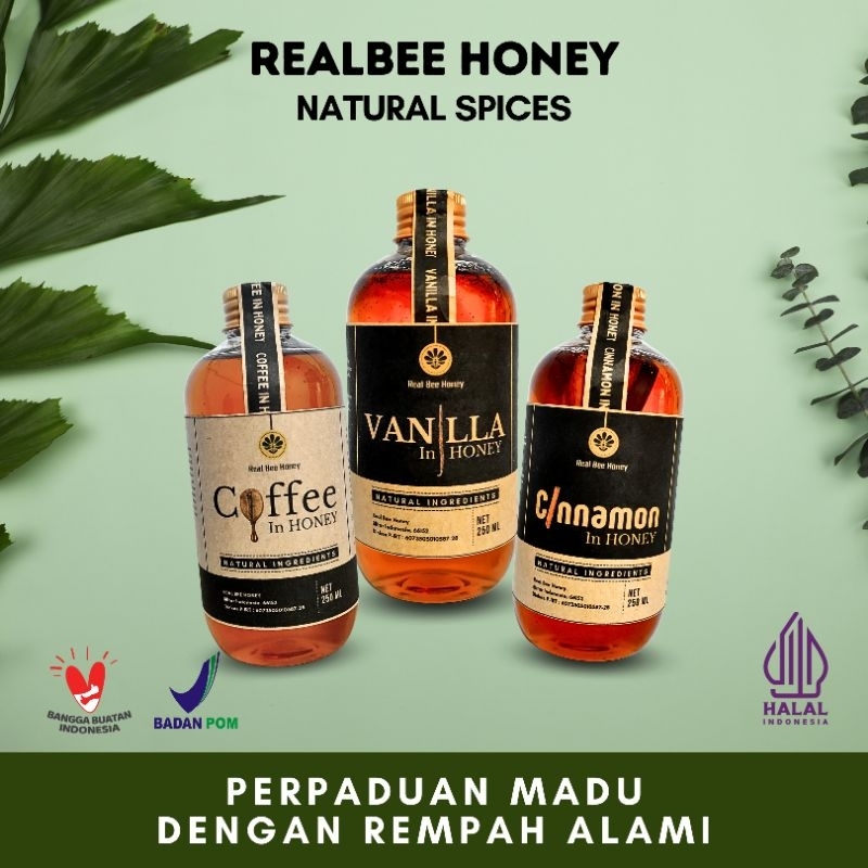 

Madu Vanilla, Coffee Bean, Kayu Manis - 250ml