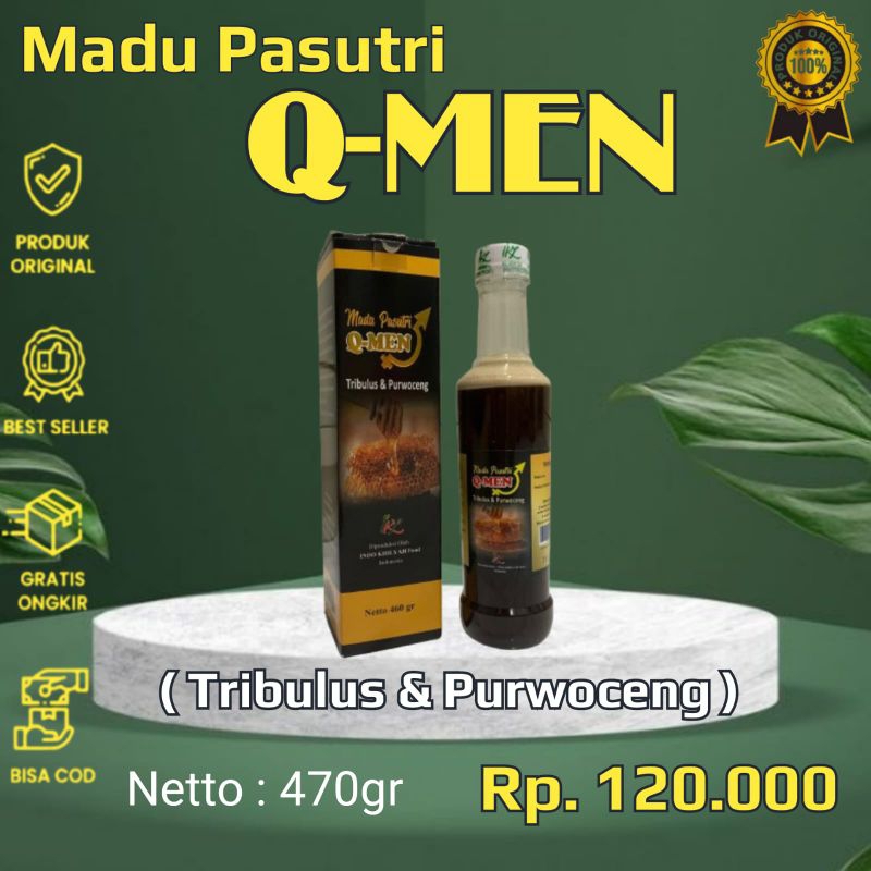 

MADU KUAT PRIA MADU Q-MAN PRIA STAMINA TERBAIK TAHAN LAMA Madu Pasutri Q-Men tribulus purwoceng paling Ampuh 100% Original