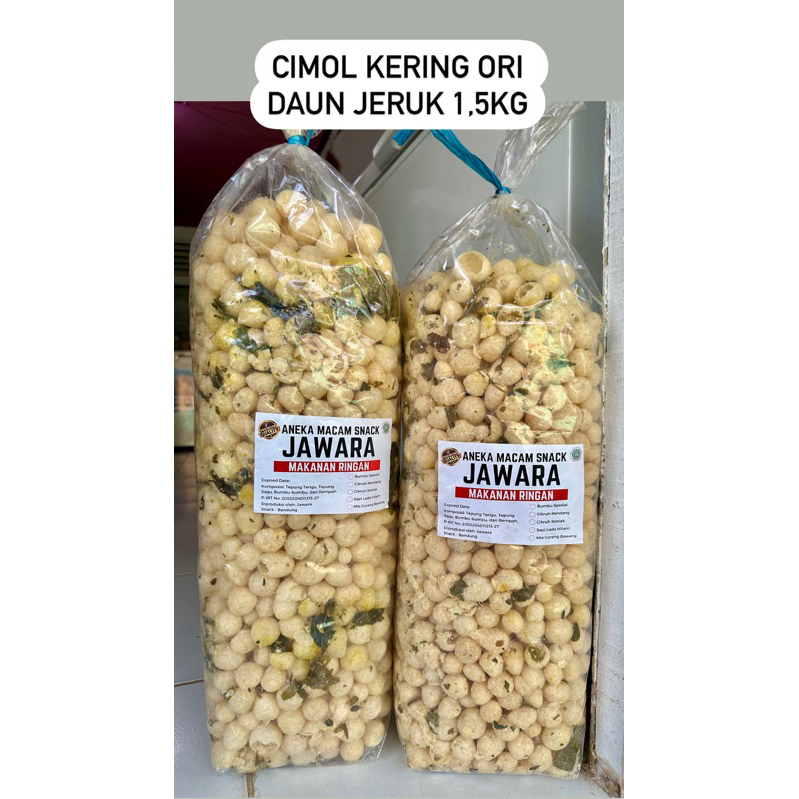 

Cimol ori daun jeruk 1,5kg