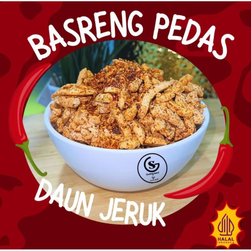 

Basreng pedas daun jeruk