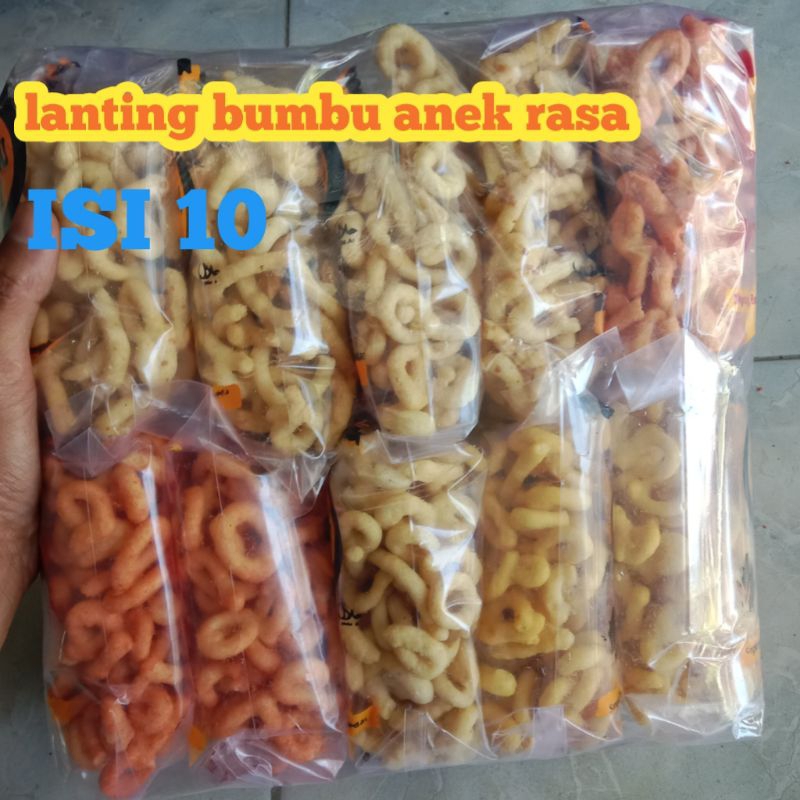 

Lanting bumbu anek rasa isi 10 pcs khas kebumen lanting singkong gurih