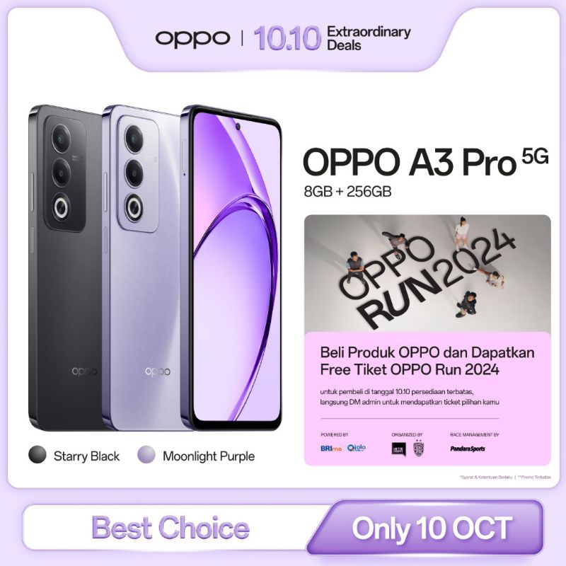 promo cod terlaris hp Oppo a3 ram 8gb+256gb secon original