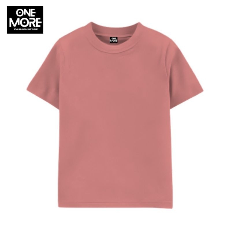 KAOS POLOS ANAK WARNA PEACH/KAOS POLOS PEACH/DUSTY PINK