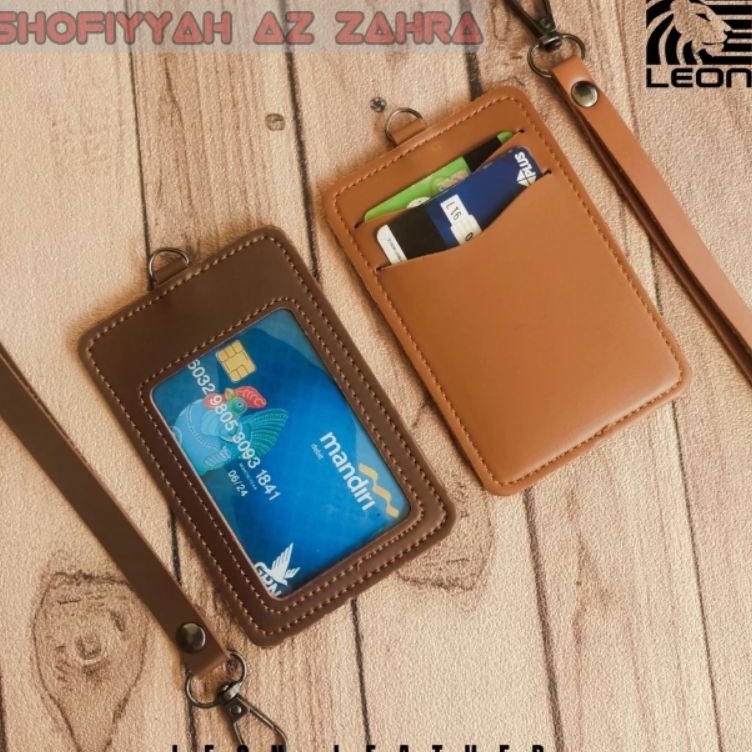 

Terkini Name Tag ID Card Holder Lanyard Muat 2 Slot Kartu