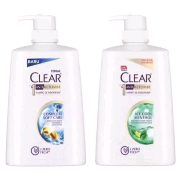 Clear Shampoo Ice Cool Menthol 1200 ml 