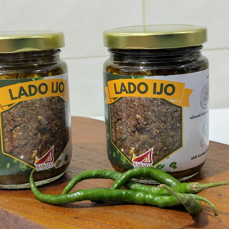 

Sambal Lado Ijo 245gr - Barayo Authentic Kapau