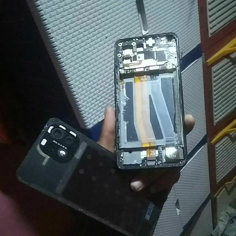 mi 11 lite minus lcd mesin aman