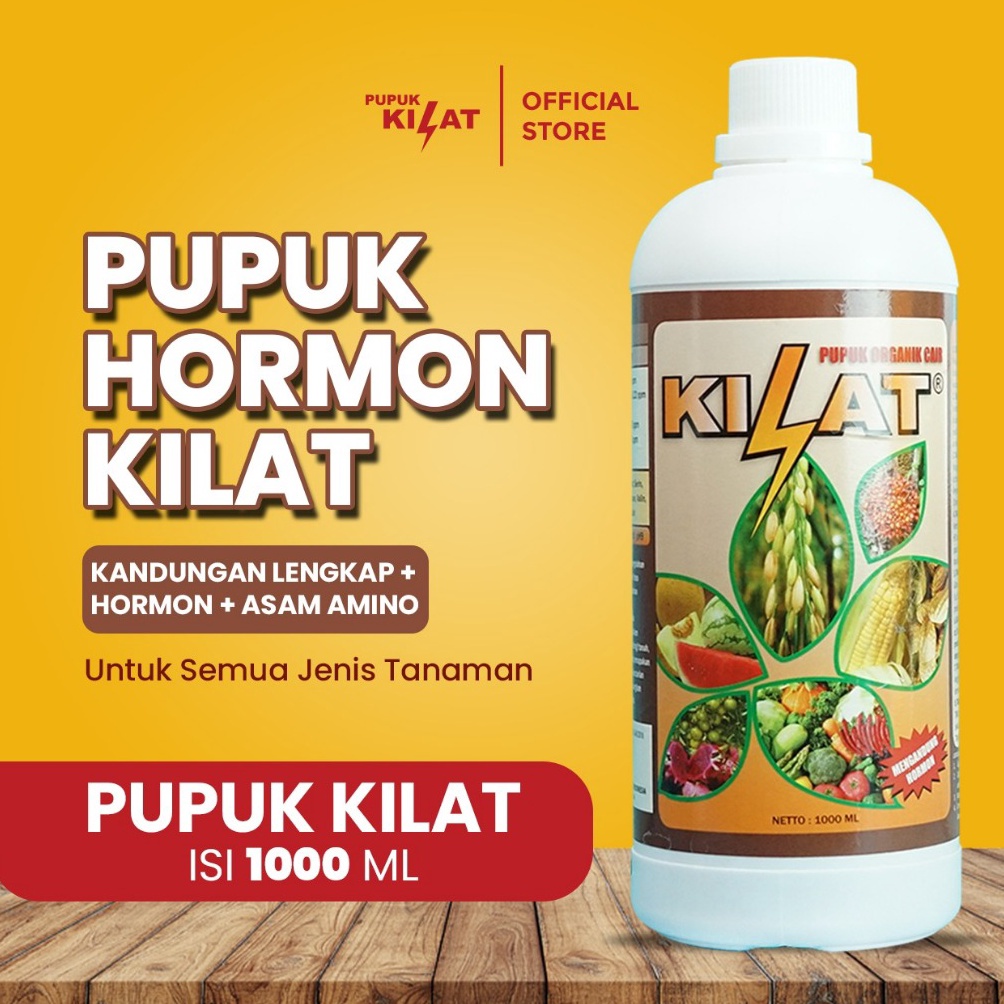 Hanya disini PUPUK KILAT  Pupuk Organik Kilat Hormon