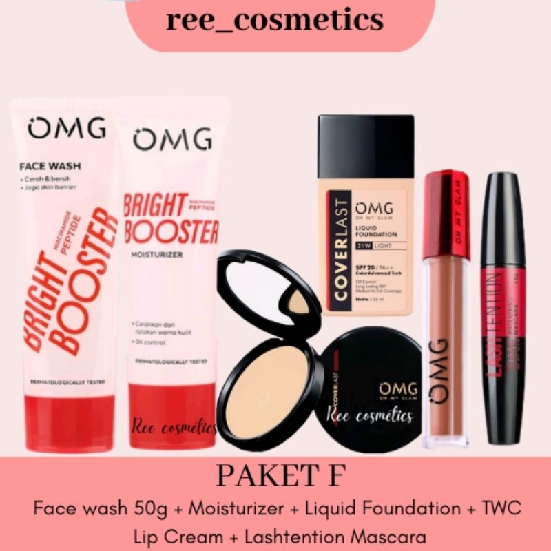 OMG Oh My Glow Paket Make Up Lengkap | Seserahan Make Up OMG | Hantaran Pernikahan
