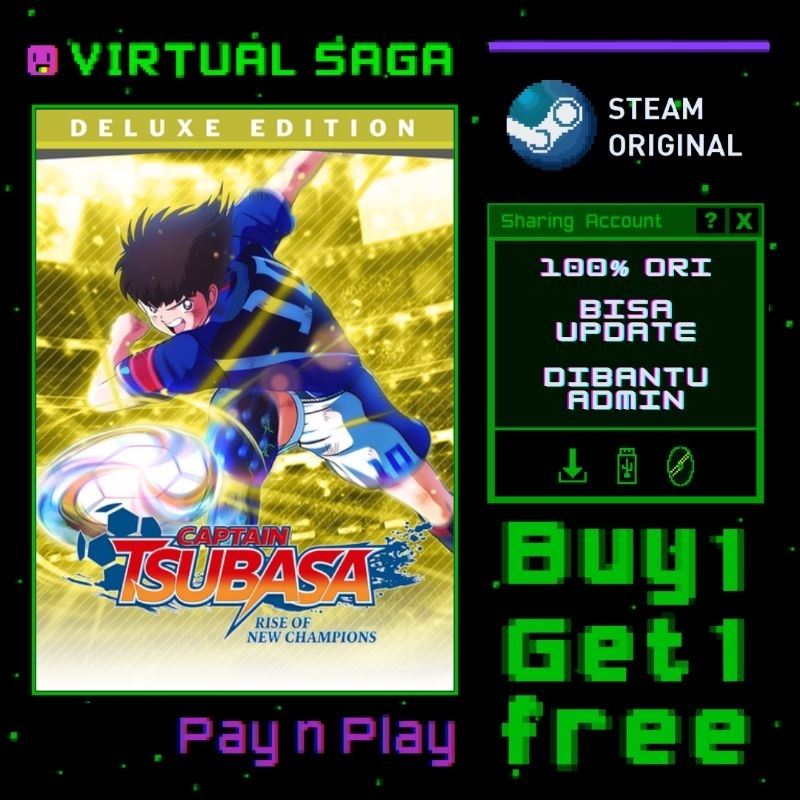 Captain Tsubasa : Rise Of New Champion Deluxe Edition Original PC Game