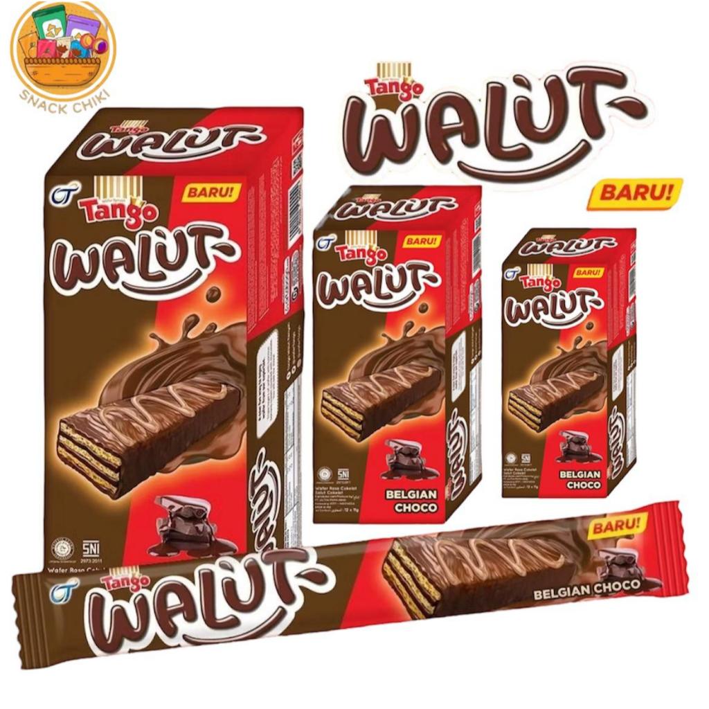 

Tango Walut Belgian Choco, kerenyahan 3 lapis wafer dengan krim coklat tebal asli khas belgia, disalut dengan coklat diatasnya yang akan membuat harimu menyenangkan! Pasti lezatnya luar dalam