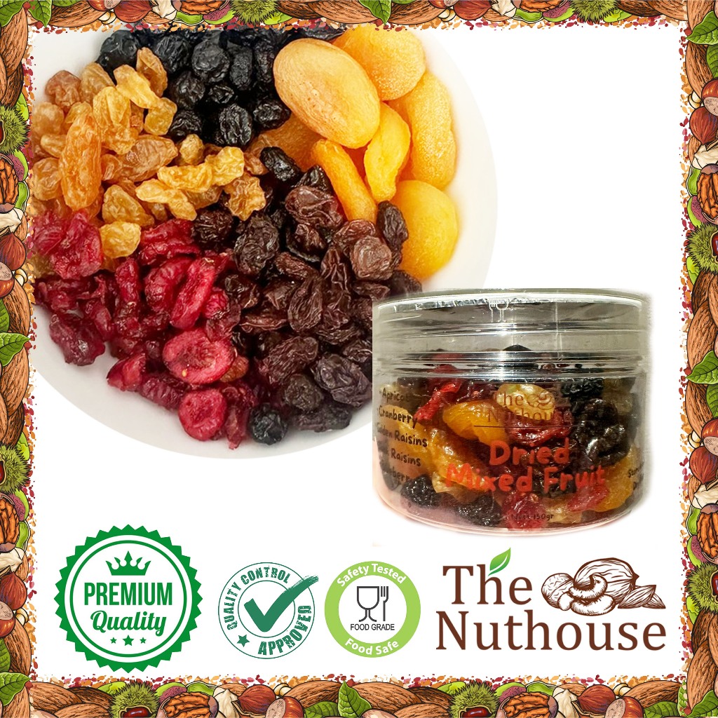 

Nuthouse's Dried Mixed Fruit Jar / Manisan Buah Kering Campur Toples [Premium Quality]