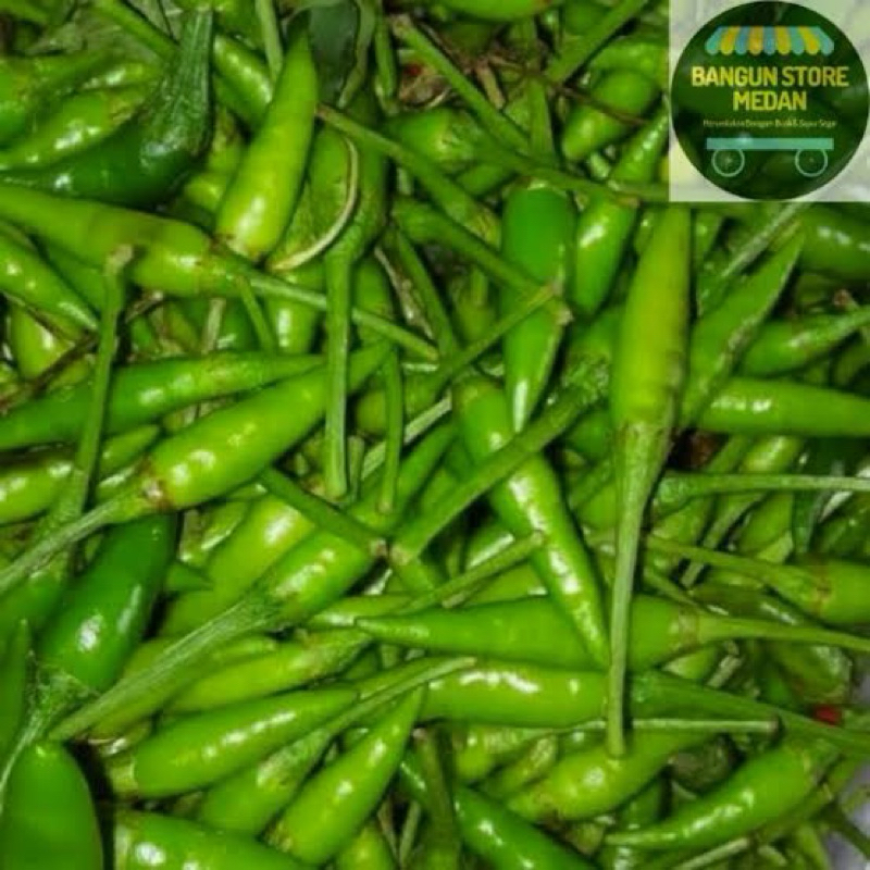 

Bisa C0D!! Cabe hijau kecil 500gram