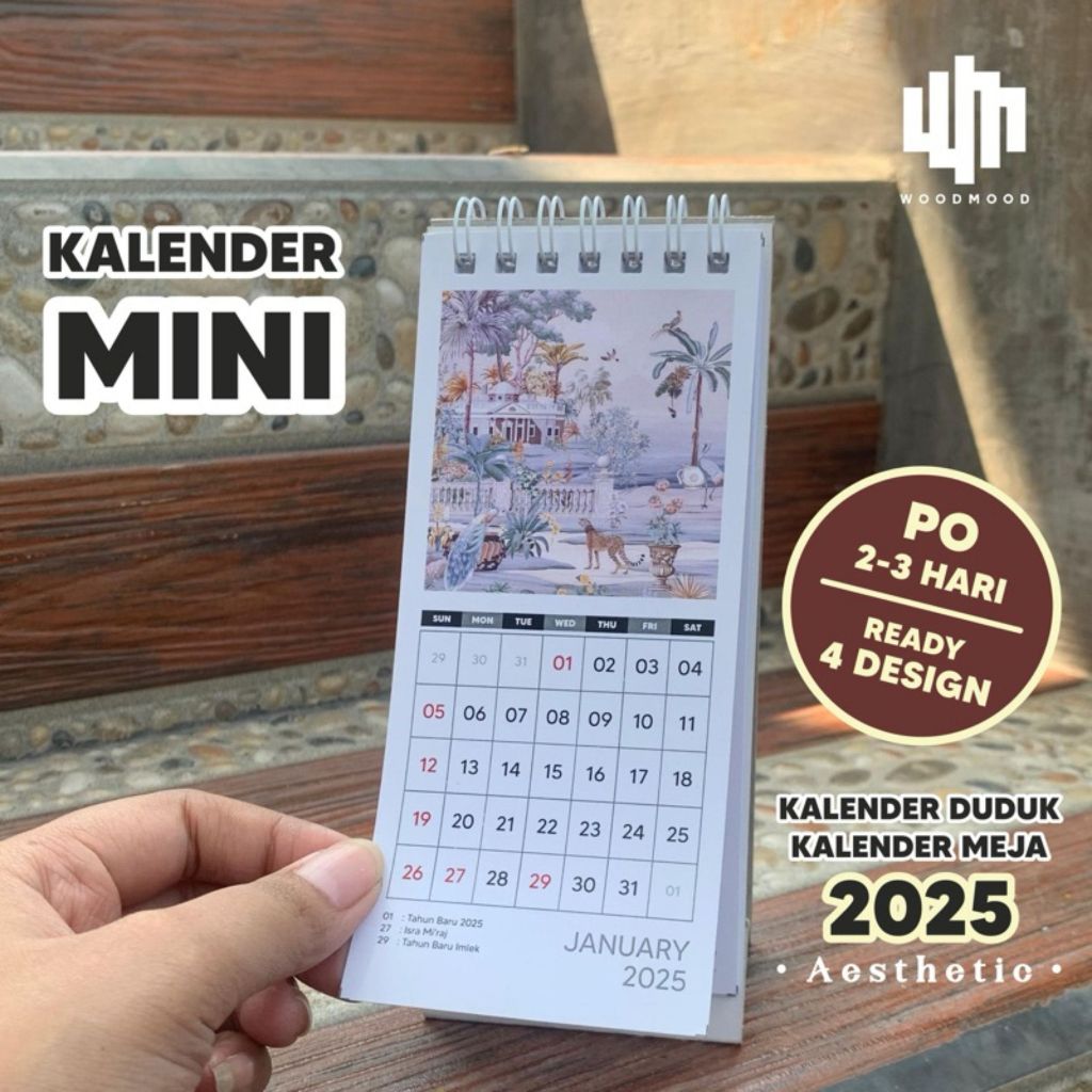 

Kalender Mini/ Kalender Duduk 2025/ Kalender Meja Mini