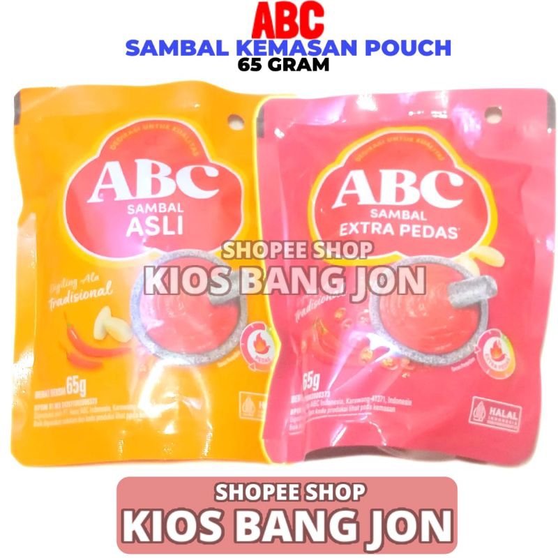 

ABC Sambal Kemasan Pouch 65 GR