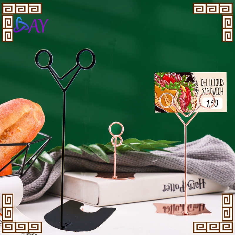 

Food Tag Stand Logam Menu Stand Display Table Number Stand Price Tag Stand Price Tag Standing Food Tag