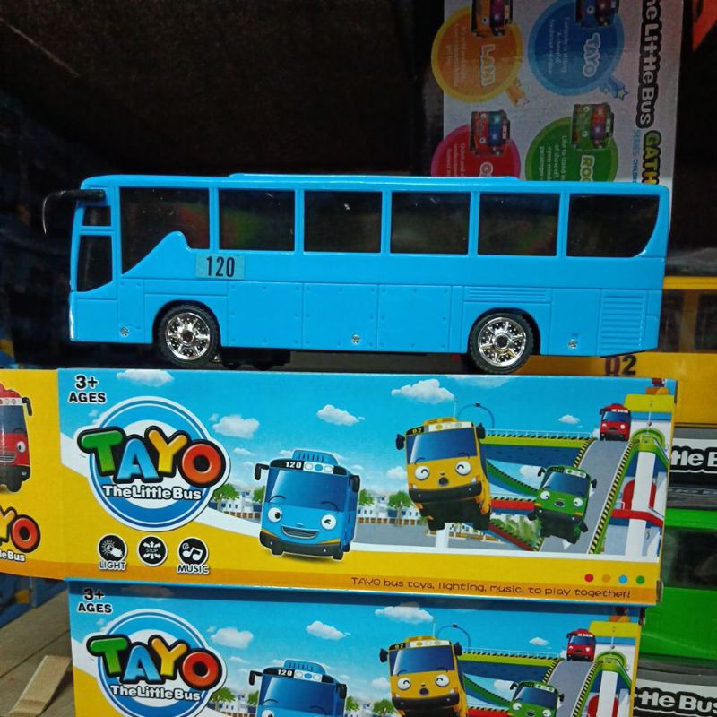 mobil bus tayo baterai 665 mainan anak bus taayo