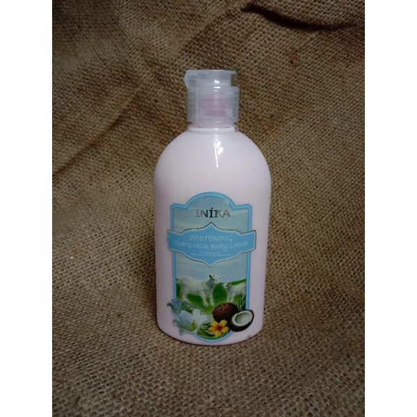 INIKA Whitening Goat's Milk Body Lotion/Lotion Badan Susu Kambing 250g