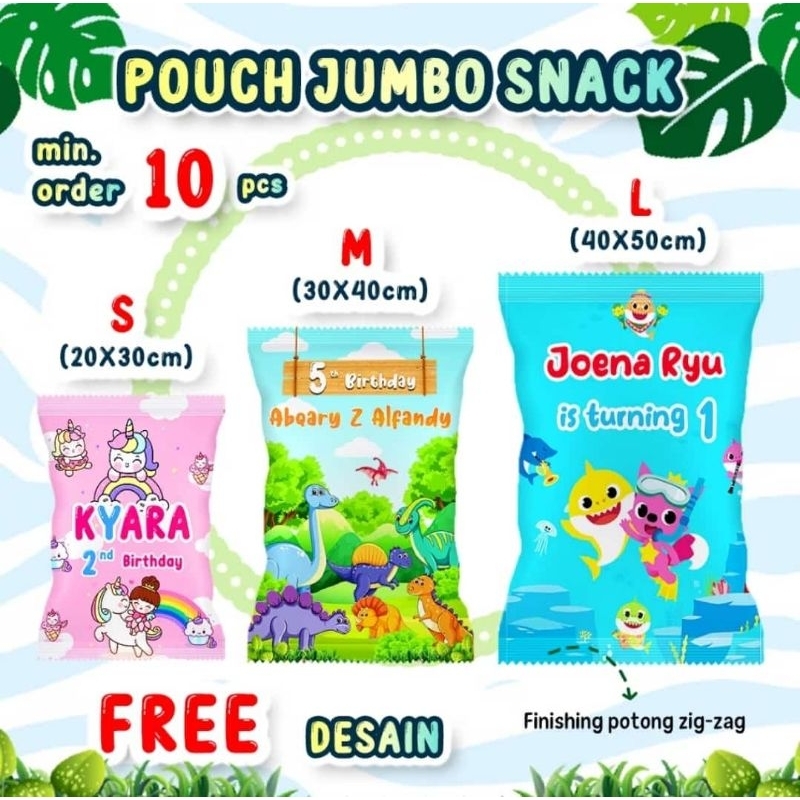 POUCH SNACK JUMBO KARAKTER