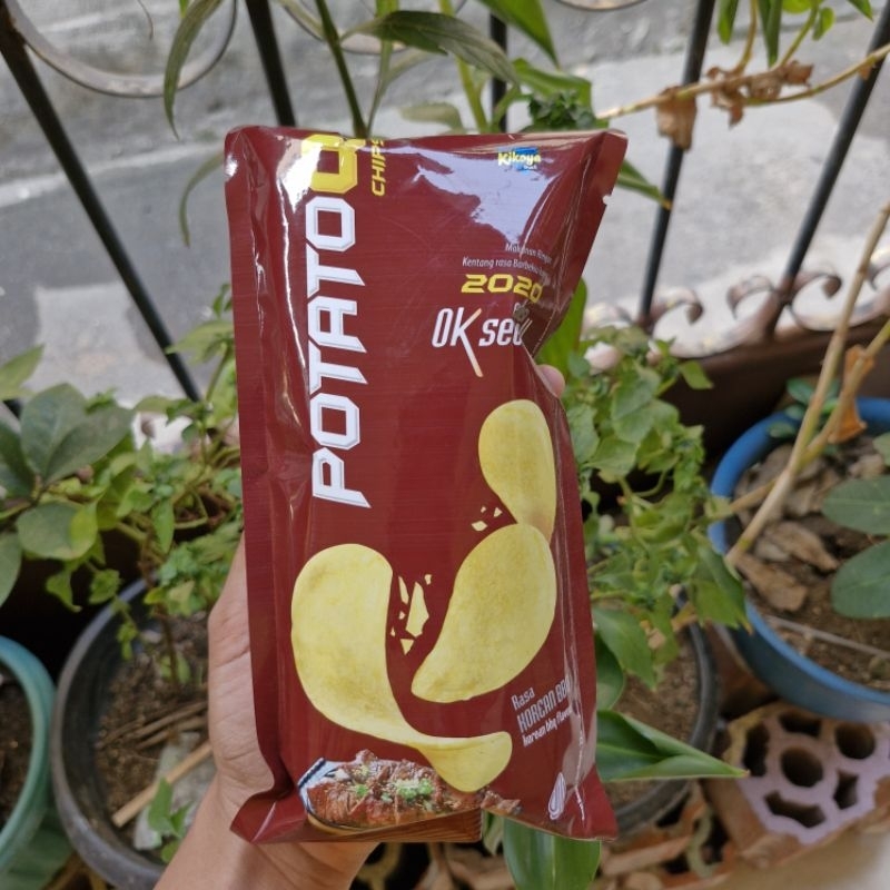 

POTATOQ CHIPS KRIPIK KENTANG RASA KORCAN BBQ 22g