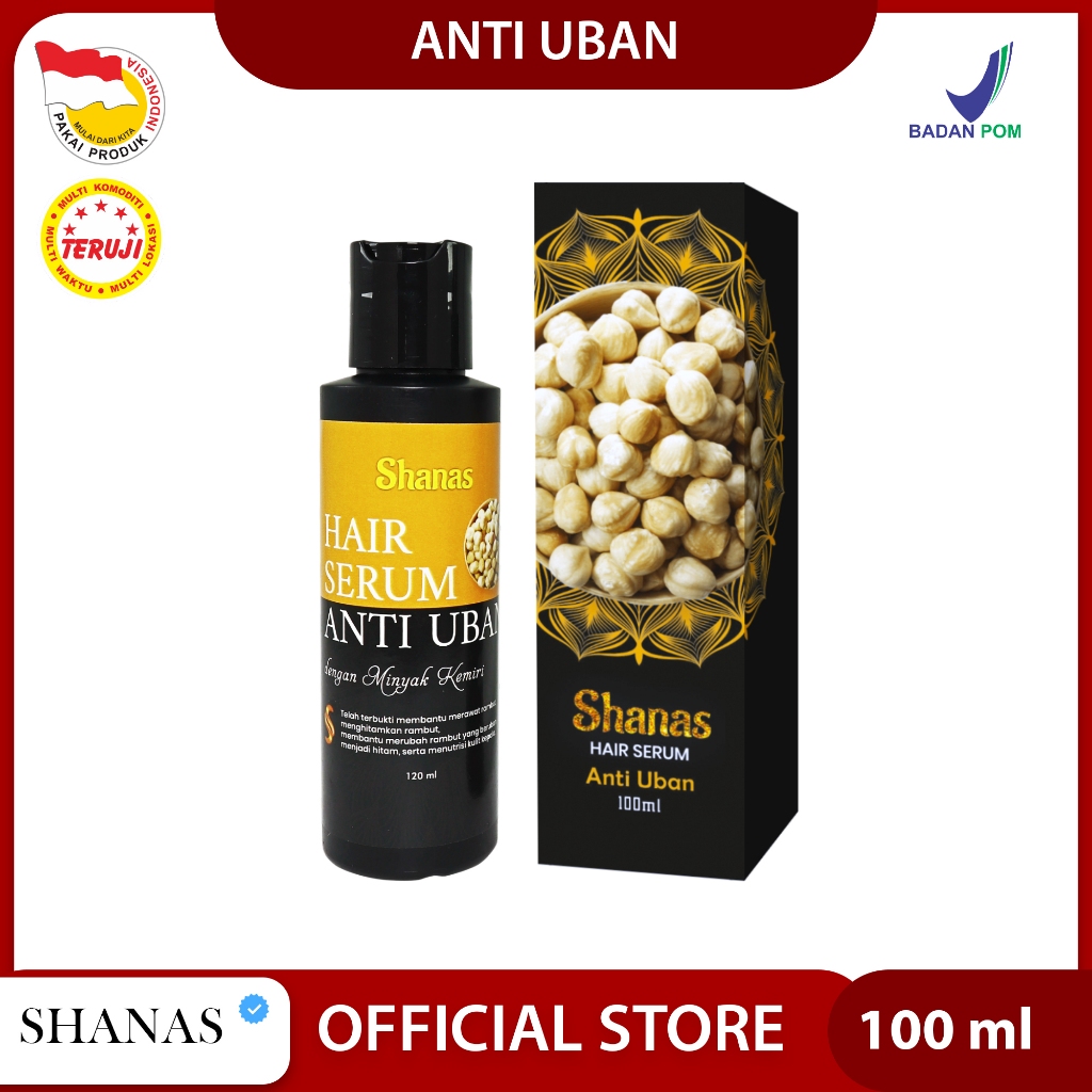 SHANAS Penghilang Uban Hair Serum Anti Uban