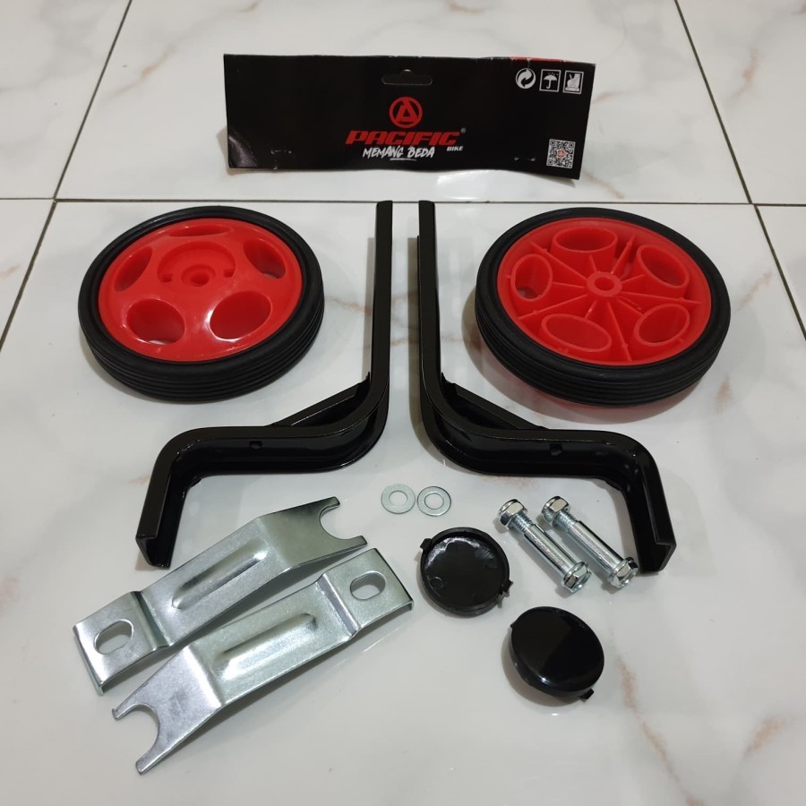 Roda Samping Roda Bantu Sepeda Anak Ukuran 12, 16, 18, 20 Pacific