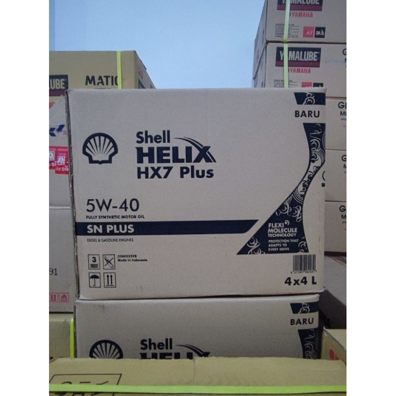 OLI OIL SHELL HX7 HX 7 4 LITER 5W-40 ISI 4