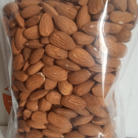 

Kacang Almond Mentah Ukuran 27/30 (First Grade) Almon Murah 500 gram