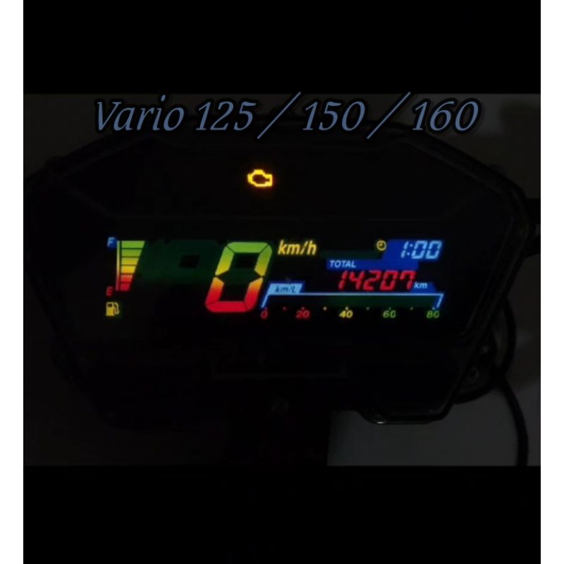 Sticker LCD Speedometer motor vario 125 / 150 / 160