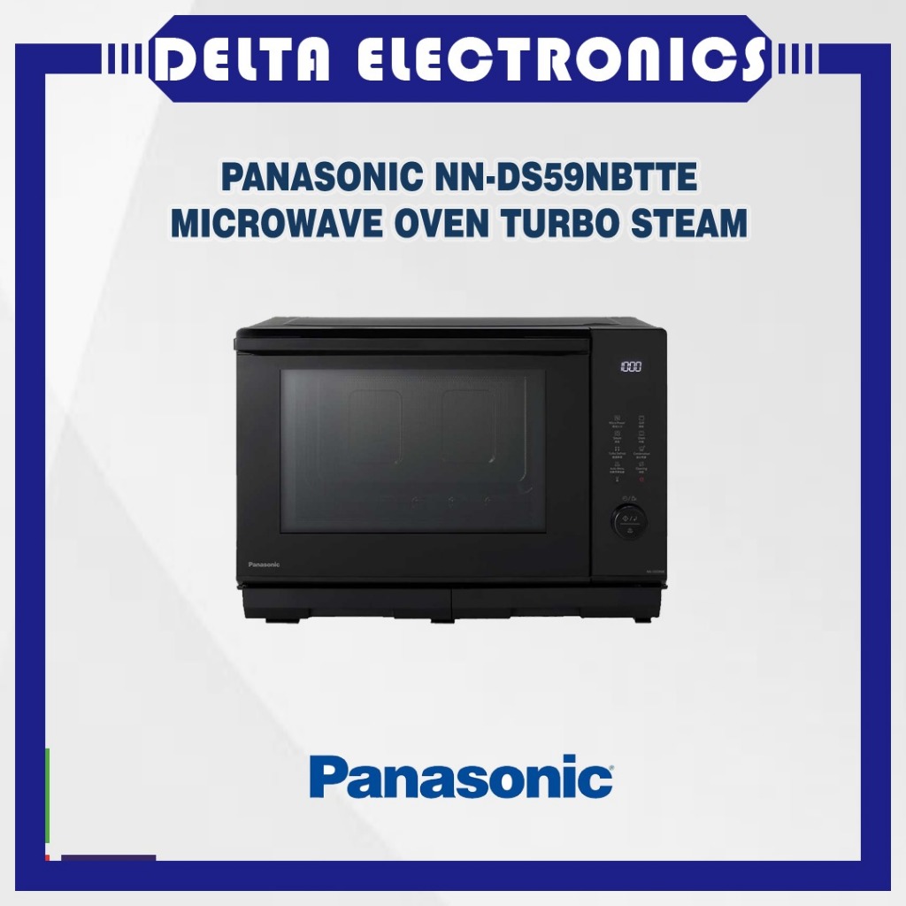 Microwave Oven Panasonic NN-DS59NB 27 L Silver Inverter Turbo Multi Steam