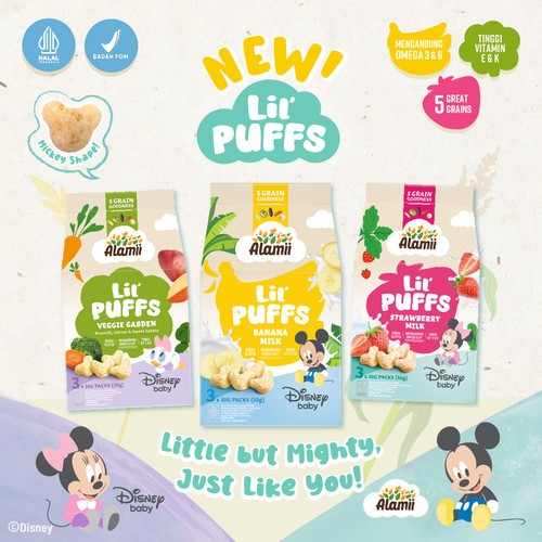 

Alamii Lil' Puffs Disney Edition - Snack Anak 30gr