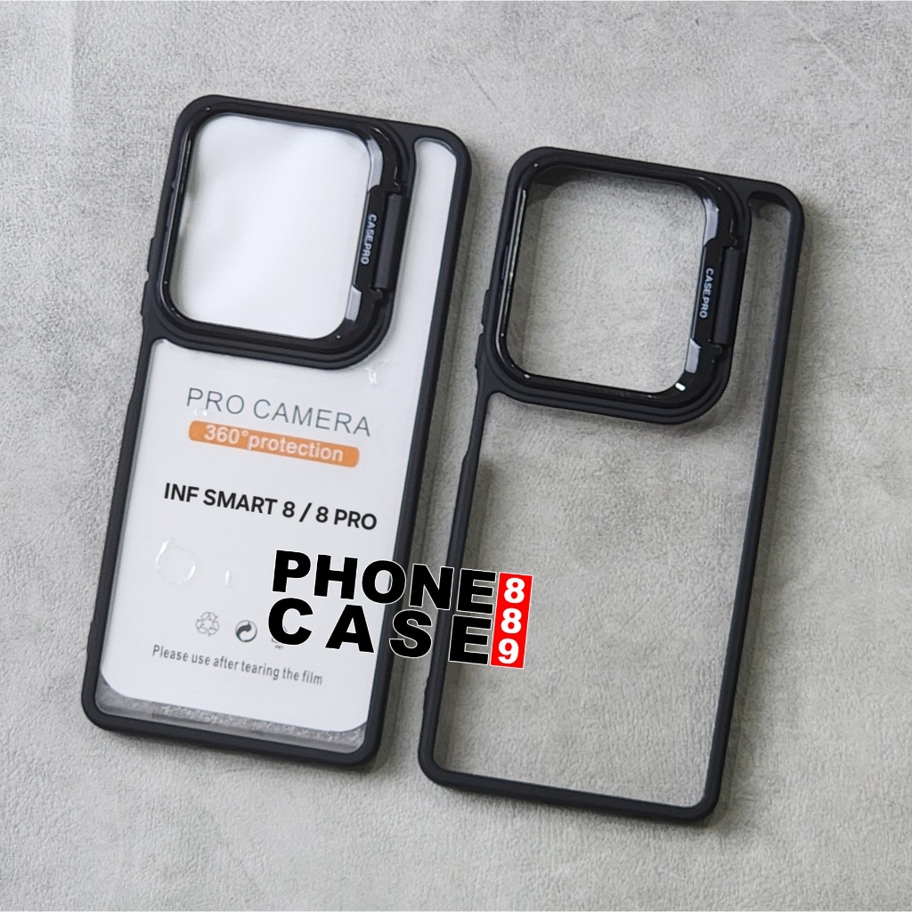 INFINIX SMART 8 INFINIX SMART 8 PRO INFINIX SMART 8 PLUS CASE STAND CAMERA BRACKET CASE INFINIX SMAR
