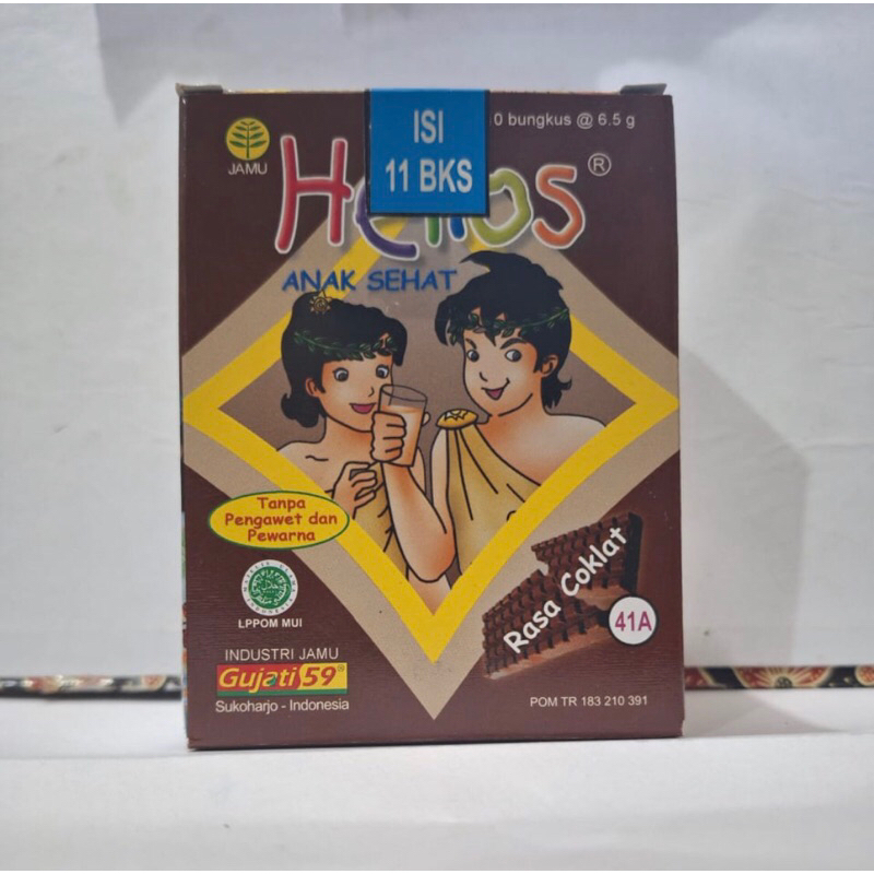 

JAMU HELIOS COKELAT ANAK SEHAT 10 BKS