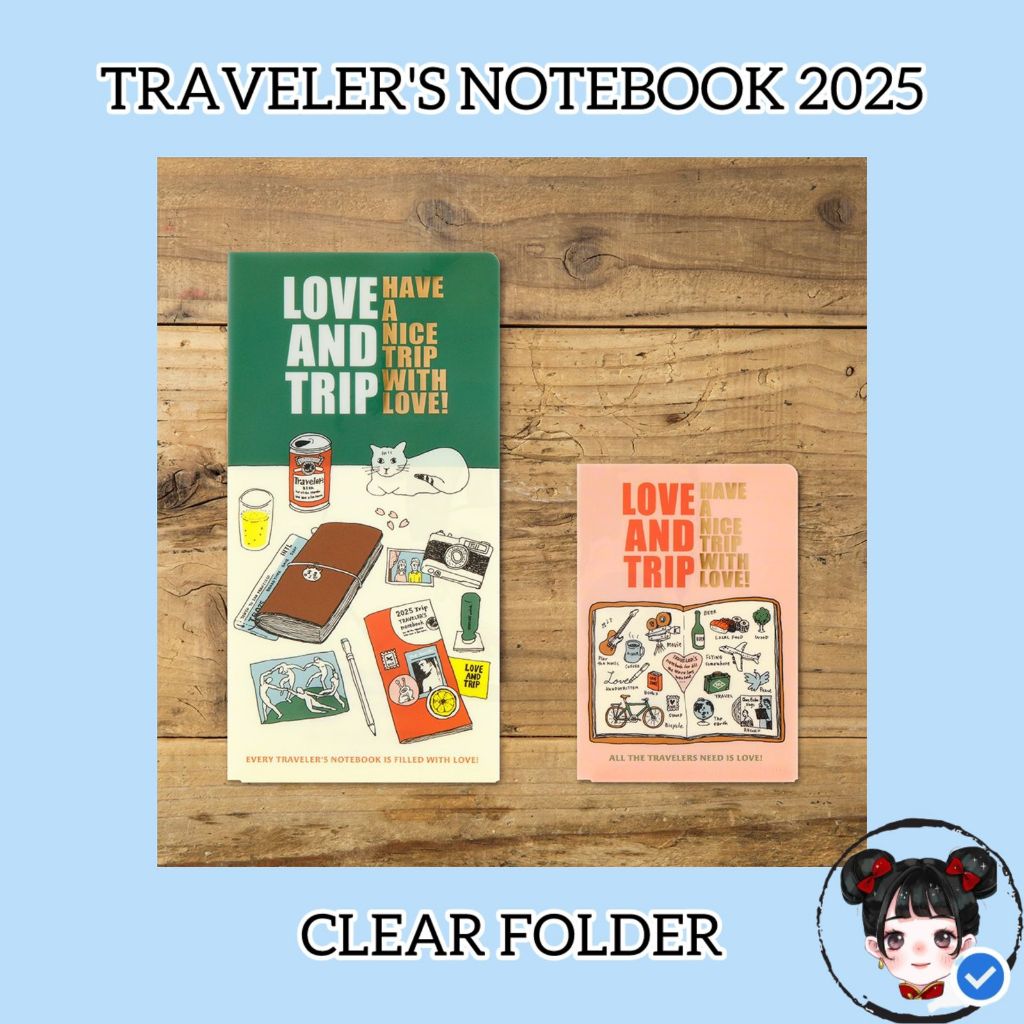 

Travelerss Notebook 2025 Clear Folder (Ready)