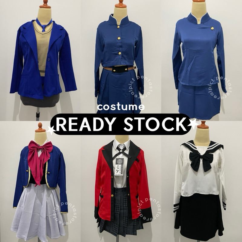 READY | Costume Cosplay Anime Jujutsu Kaisen Lookism Chizuru Rent a Girl Friend Seifuku Yor Anya Jap