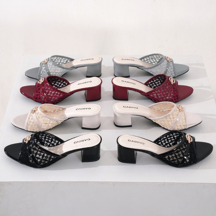 Gabino Sandal Wanita Heels Casual Dorata - G1BB3024 -