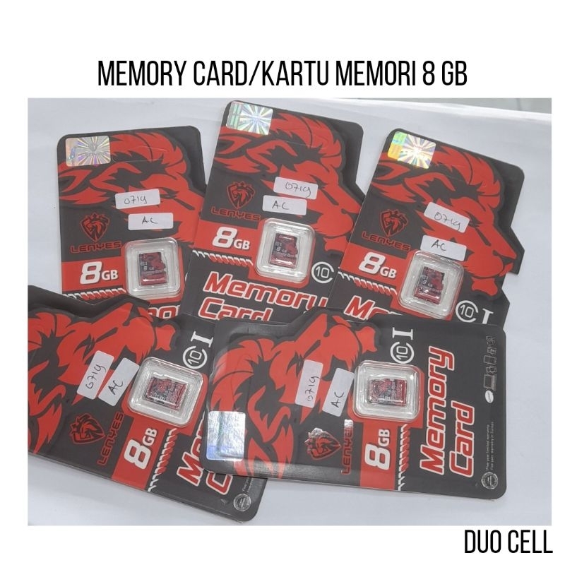 MEMORI CARD/KARTU MEMORI 8GB