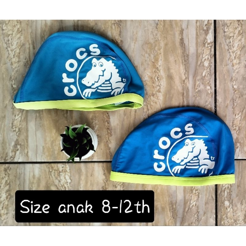 Topi renang anak Crocs Original second