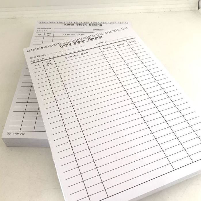 

Kartu Stok Barang isi 100 lembar